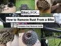 Jak usunąć rdzę z kierownicy roweru? Poradnik krok po kroku pokazuje czyszczenie zardzewiałego łańcucha i kasety rowerowej.