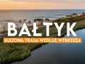 Zachód słońca nad Bałtykiem. Kultowa trasa rowerowa wzdłuż wybrzeża, część europejskich tras rowerowych, zaprasza do odkrywania piękna polskiego wybrzeża.