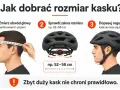Jak dobrać kask rowerowy: zmierz obwód głowy, sprawdź zakres rozmiaru i dopasuj regulację. Pamiętaj, by kask nie przesuwał się.