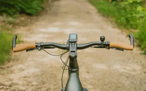 Ulepszenia w rowerze: nowe, wygodne chwyty, licznik i dzwonek. Idealny tuning roweru na leśne ścieżki.