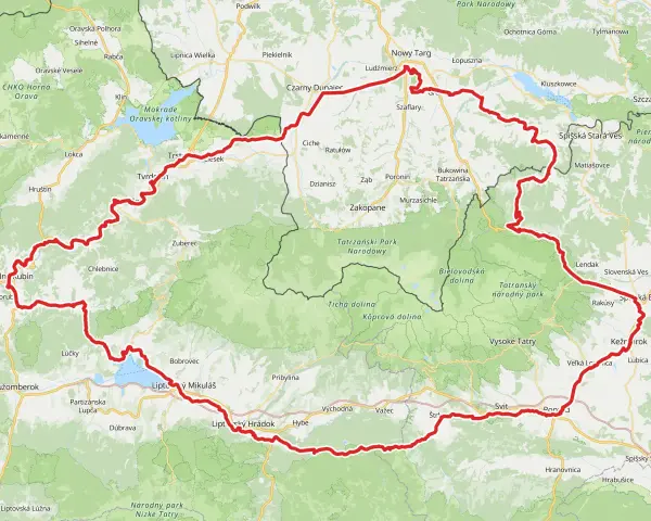 Trasa rowerowa velo tatry okrąża Tatry, prowadząc przez malownicze doliny i miejscowości po stronie polskiej i słowackiej.