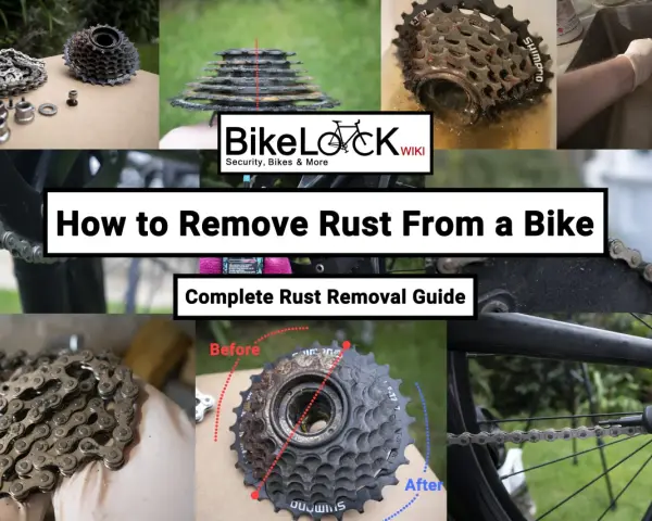 Jak usunąć rdzę z kierownicy roweru? Poradnik krok po kroku pokazuje czyszczenie zardzewiałego łańcucha i kasety rowerowej.